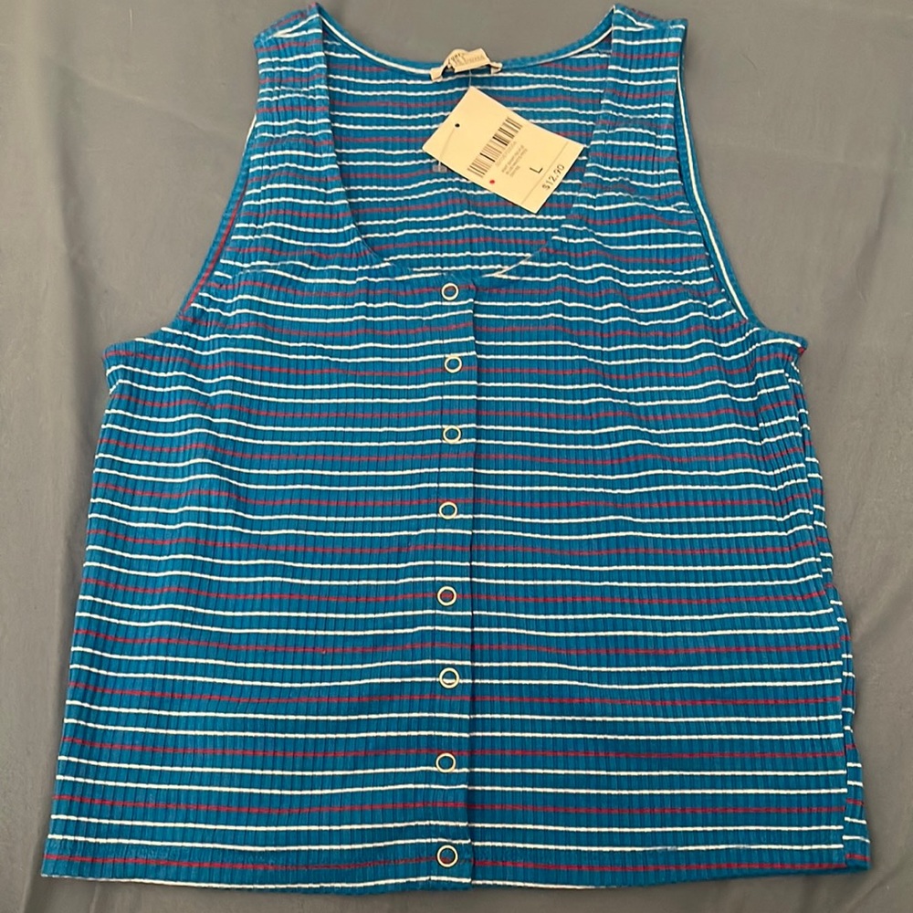 Forever21 button up tank